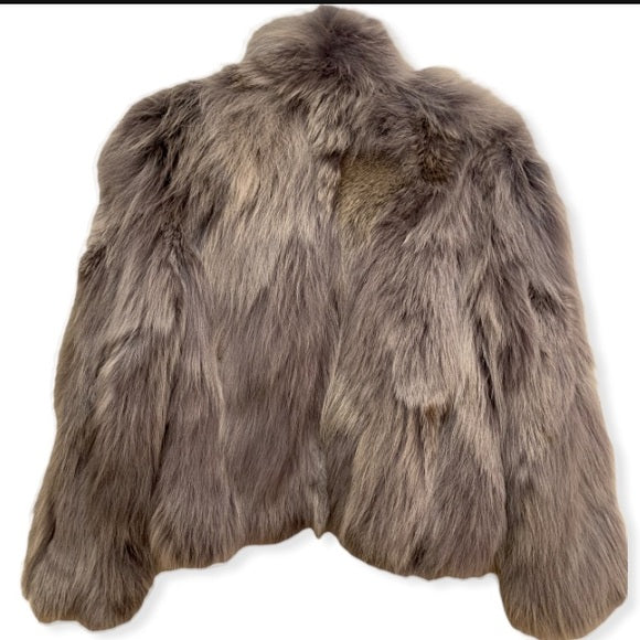 Dyed Coyote Fur Jacket (Medium)