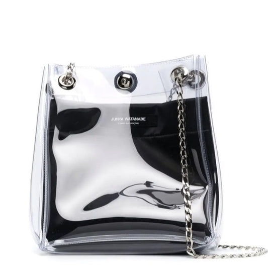 Junya Watanabe transparent chain-handle shoulder bag