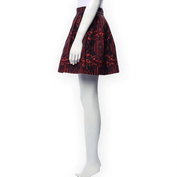 ALICE + OLIVIA Printed Mini Skirt Size: XS | US 0