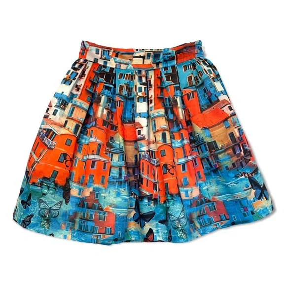 ALICE + OLIVIA Printed Mini Skirt | Size: XS |