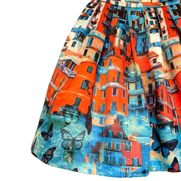 ALICE + OLIVIA Printed Mini Skirt | Size: XS |