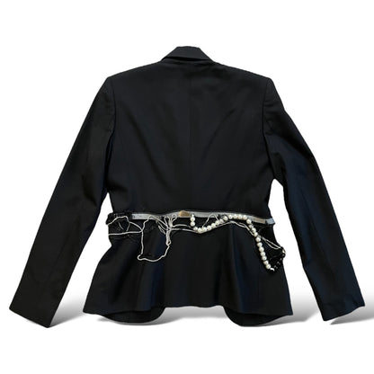 Alice + Olivia Wool Black Blazer - photo 2 of 9
