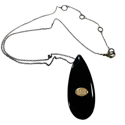 Alexis Bittar Crystal Encrusted Lucite Pendant Necklace - photo 2 of 4