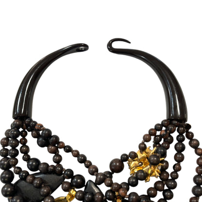 Alexis Bittar Lucite Pendants with Crystal & Stone Accents Statement Necklace - photo 4 of 9