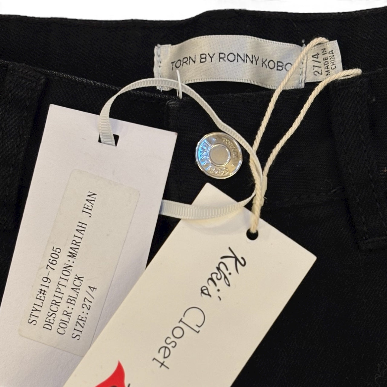 Torn by Ronny Kobo Mariah Cutout Jeans Size:27/4