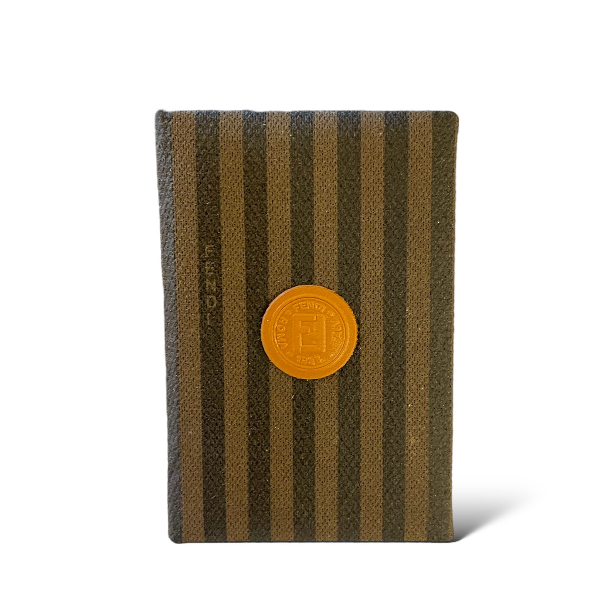 FENDI Vintage Pequin Stripped Address Book (ALL original packaging)