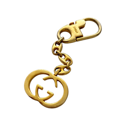 Gucci Vintage Gold-Tone GG Motif Key Chain - photo 3 of 6