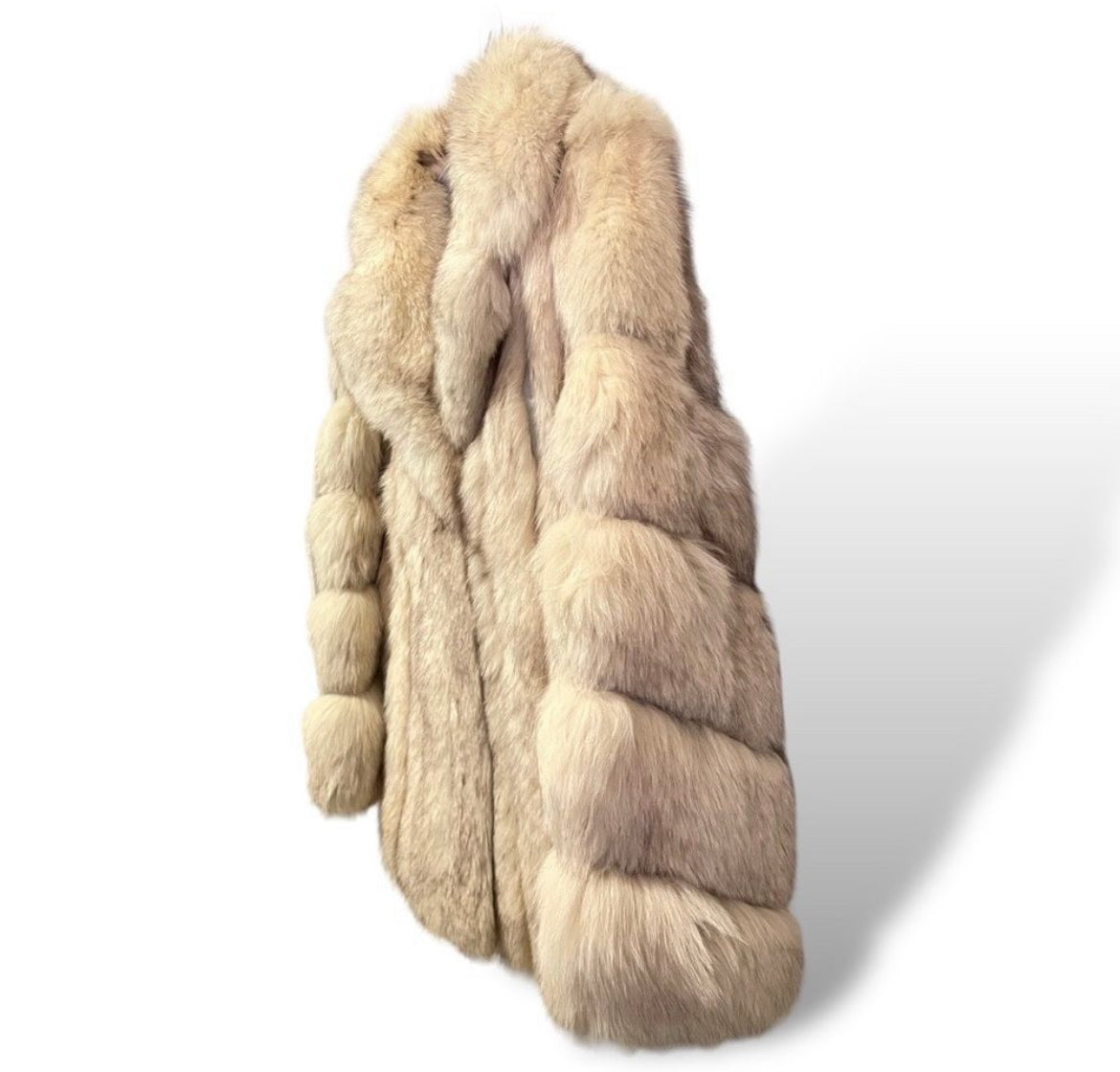 SAGA FURS |Size:Small| Genuine Fox Fur Coat