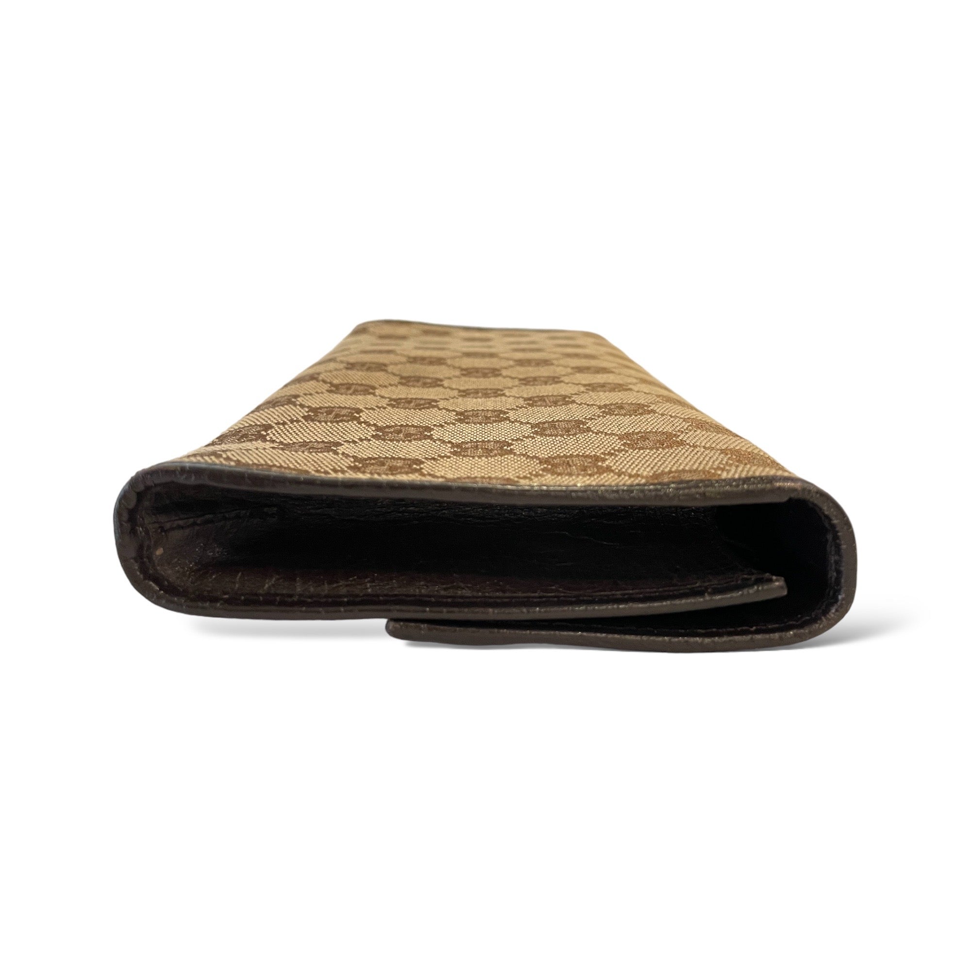 GUCCI GG Canvas Bamboo Bar Clutch/ Waist bag/ Sling Bag
