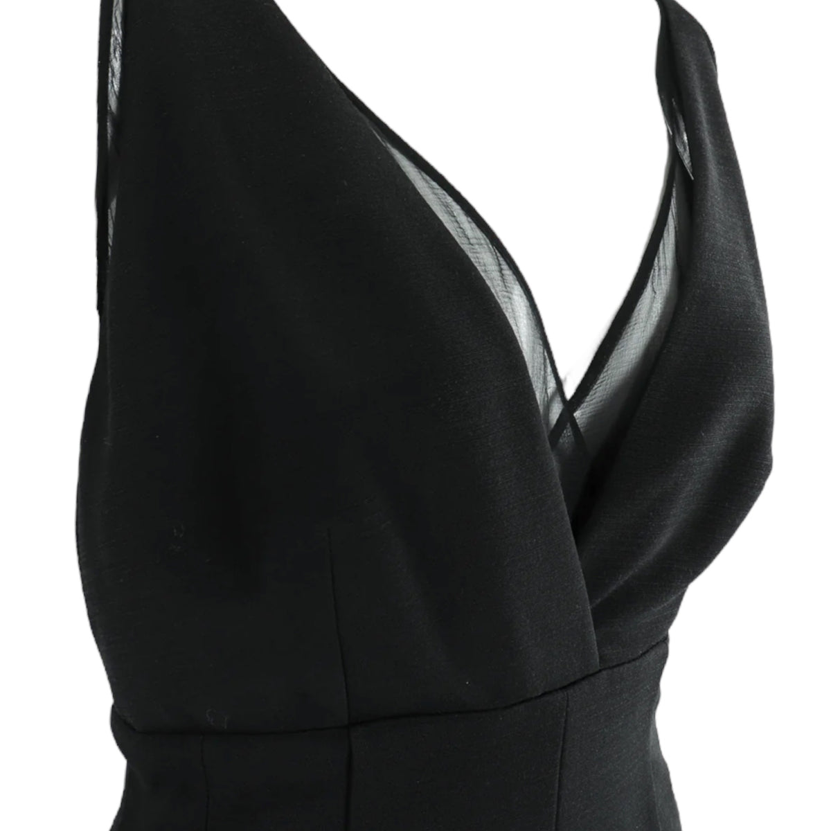 RARE Circa 90’s KARL LAGERFELD Layered Pointed Hem Dress Made in France