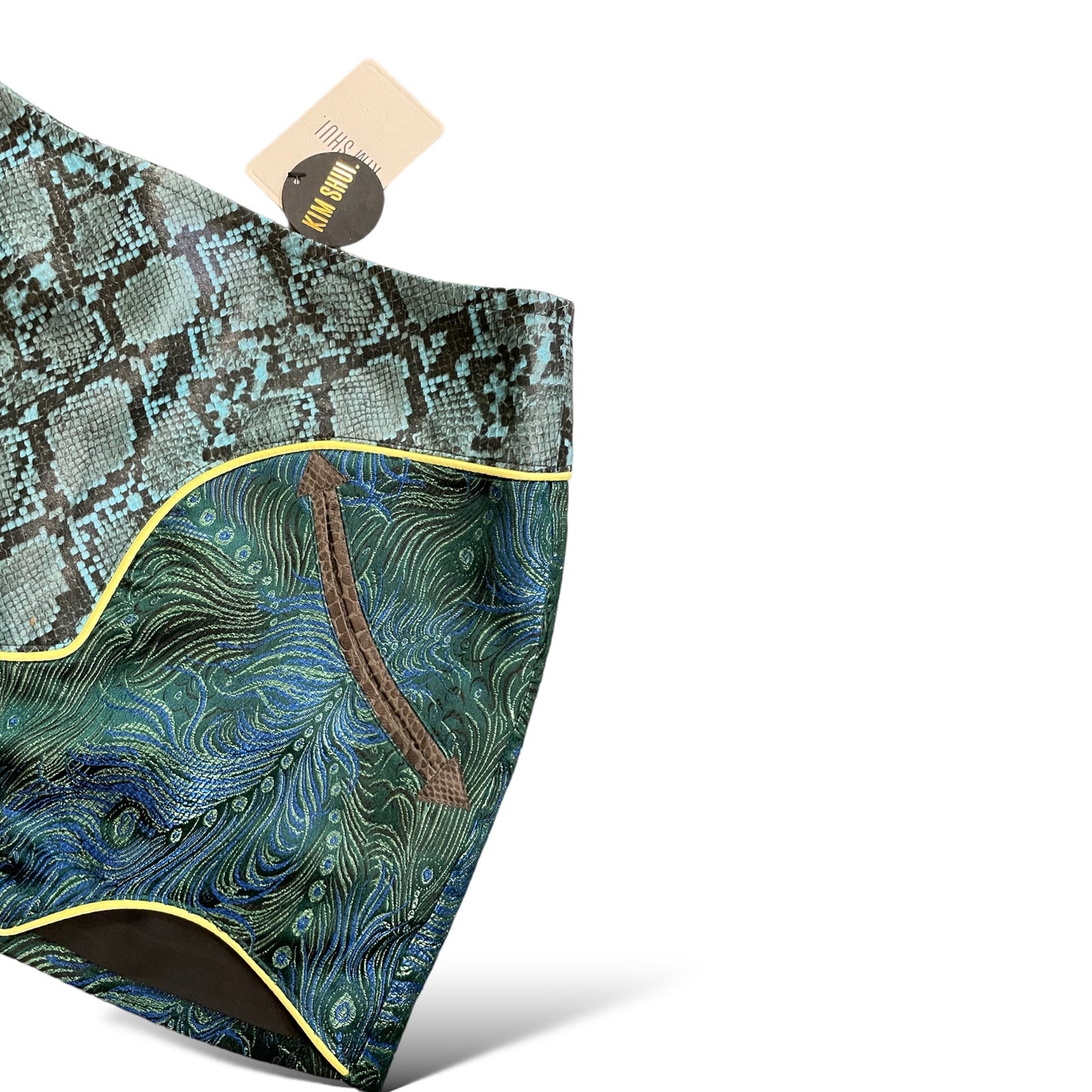 KIM SHUI Unique & BEAUTIFULLY Printed Mini Skirt Made in Italy
| Size: XS |