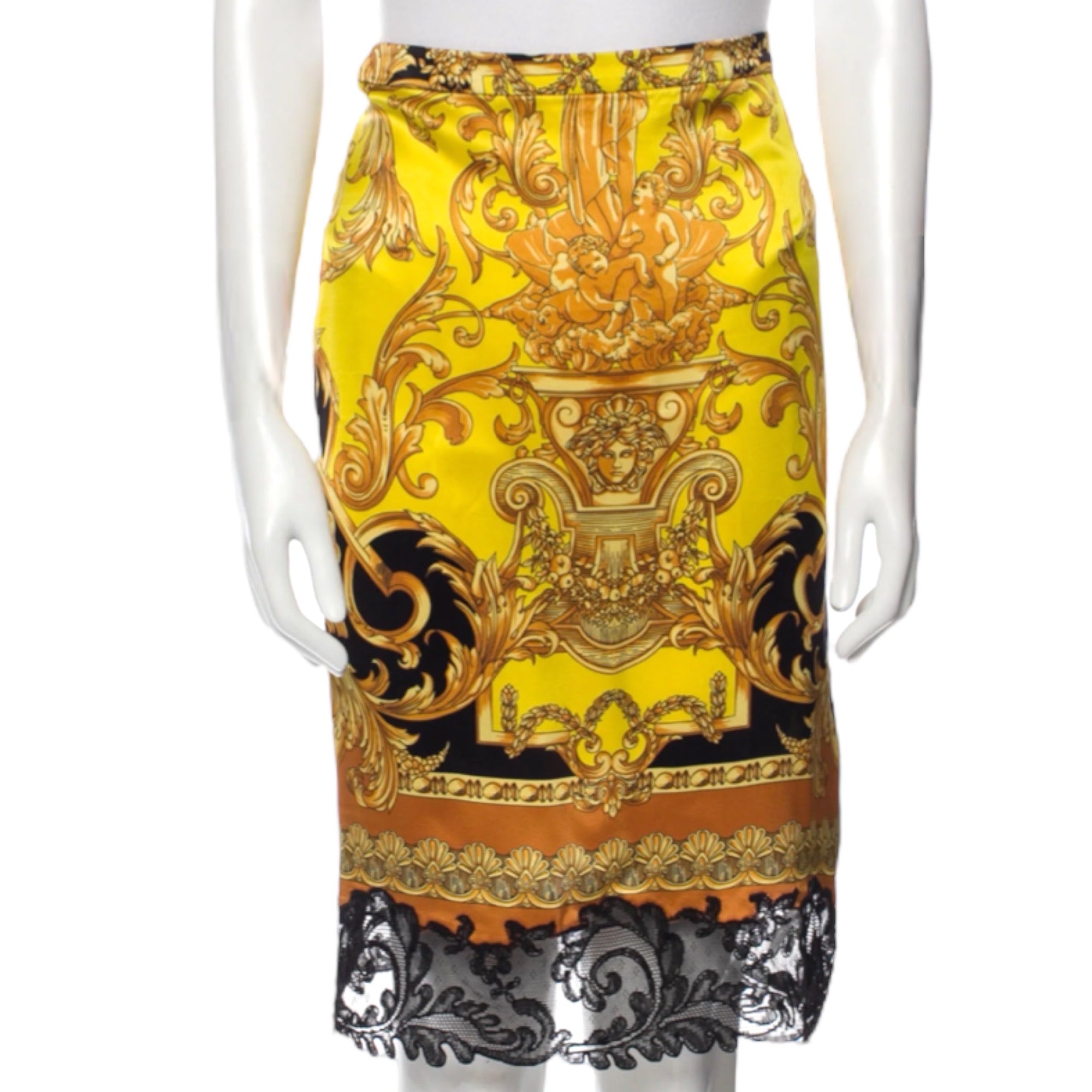 VERSACE Silk Knee-Length Skirt
| Size: XS | US2, IT38 |