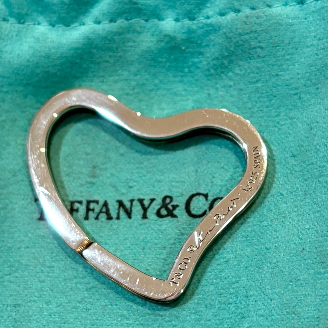 Tiffany & Co. Elsa Peretti® Open Heart Key Ring