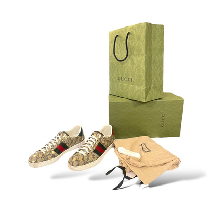Gucci Men's Ace GG Supreme Bees Sneaker - photo 4 of 12
