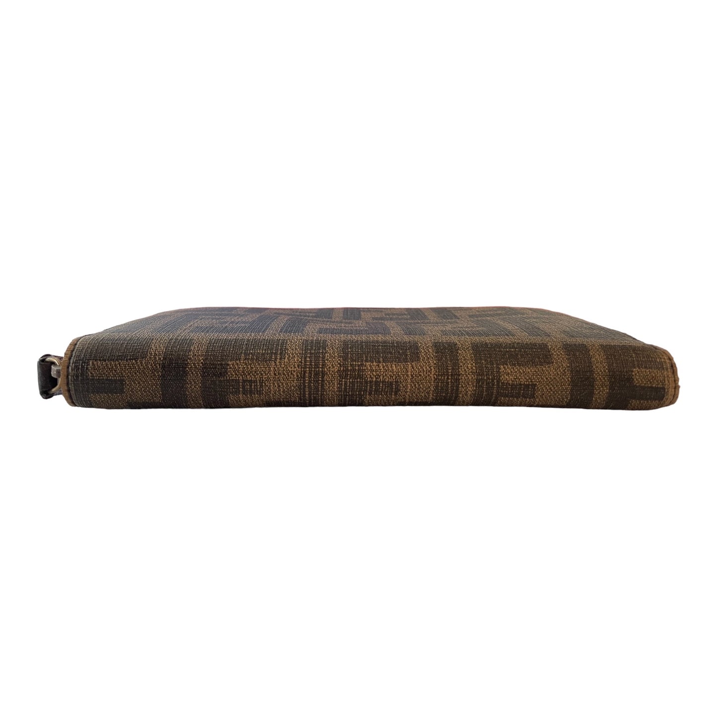 FENDI ZUCCA Print Long Zip Wallet
