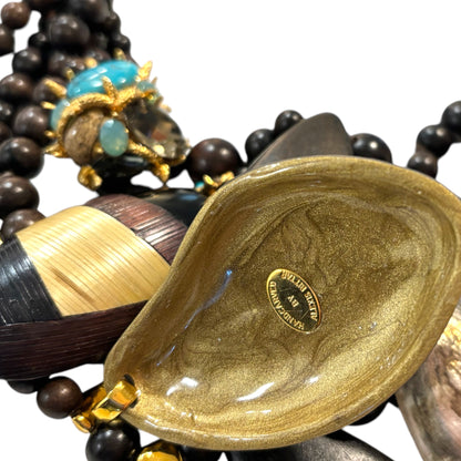 Alexis Bittar Lucite Pendants with Crystal & Stone Accents Statement Necklace - photo 2 of 9