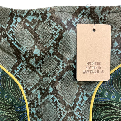 Kim Shui Unique & Beautifully Printed Mini Skirt Made in Italy - photo 7 of 10