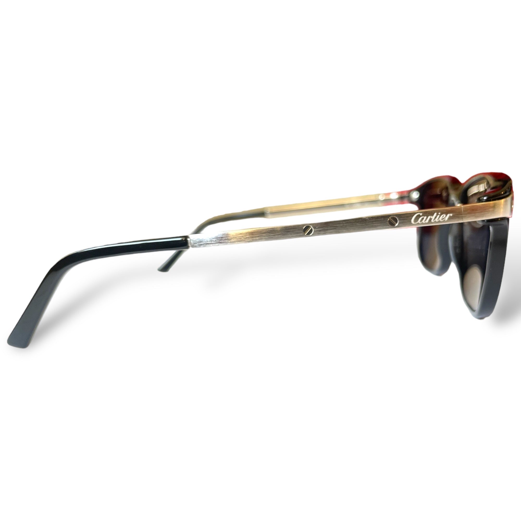 CARTIER Polarized Grey Phantos Sunglasses