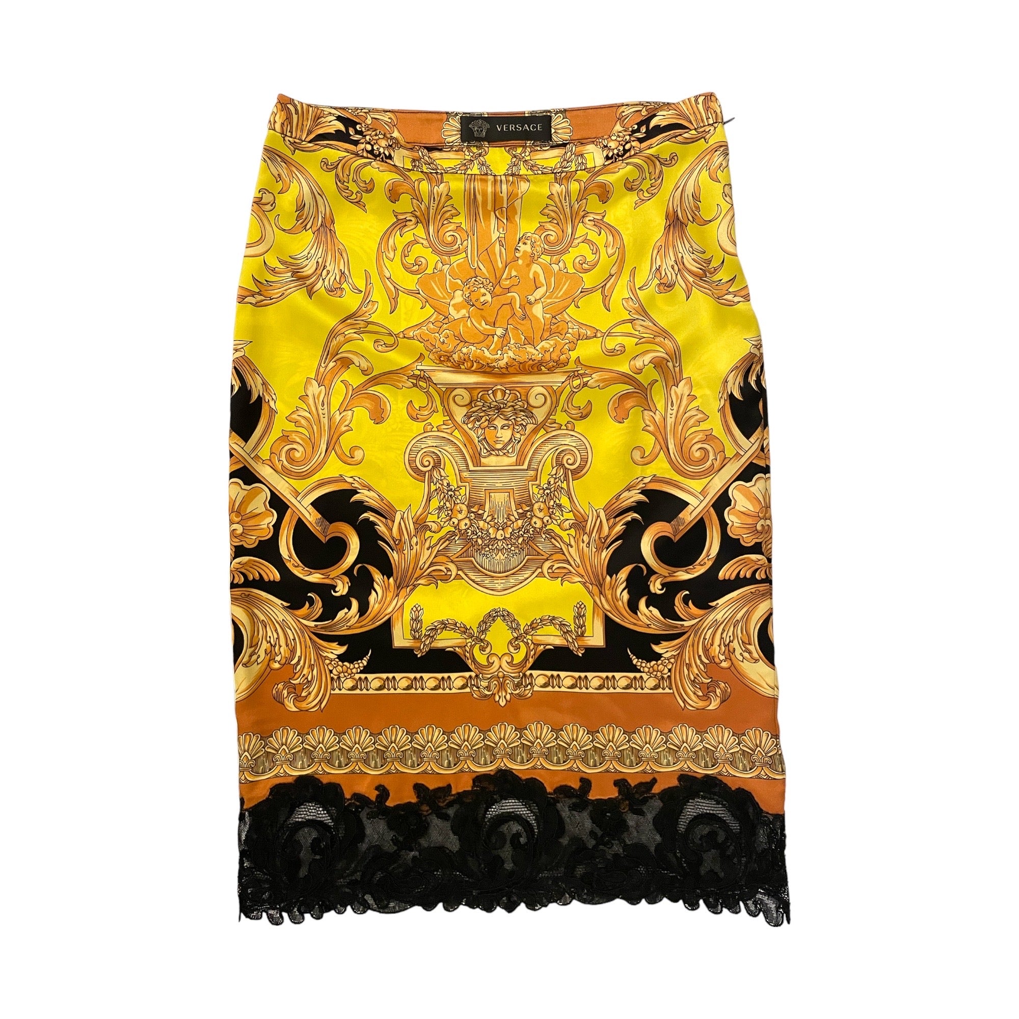 VERSACE Silk Knee-Length Skirt
| Size: XS | US2, IT38 |