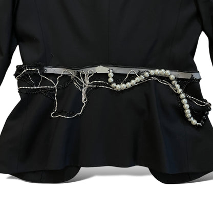 Alice + Olivia Wool Black Blazer - photo 4 of 9