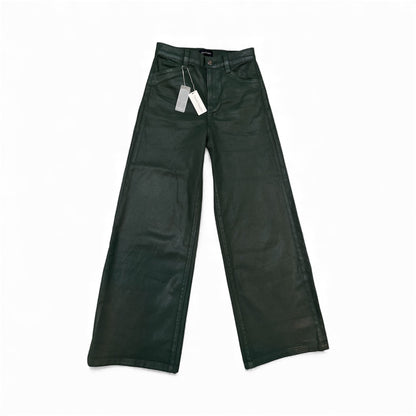 Favorite Daughter The Mischa Coated Super High Waist Wide Leg Jeans - photo 4 of 8
