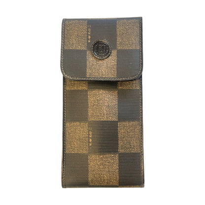 Fendi Vintage Penguin Checkered Print Sunglasses/Eyeglasses Case - main product photo