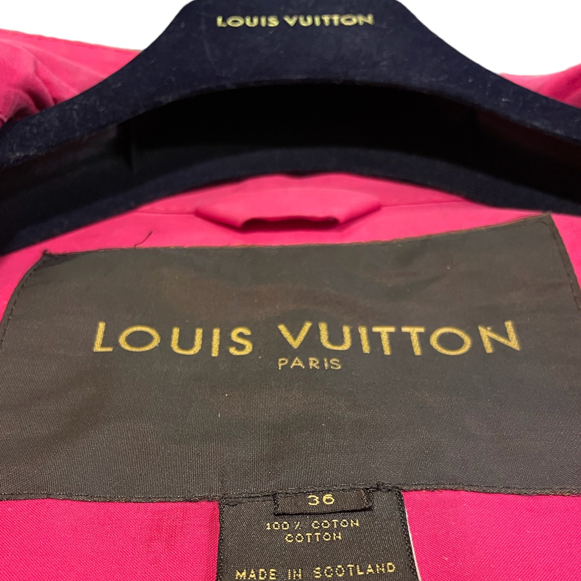 LOUIS VUITTON 2000's Monogram Mackintosh Coat
| Size: S | US4, FR36 |