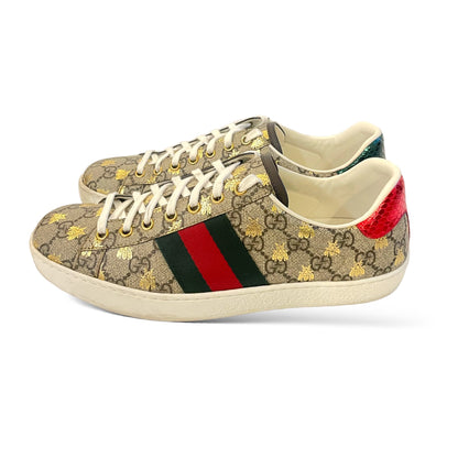 Gucci Men's Ace GG Supreme Bees Sneaker - photo 7 of 12