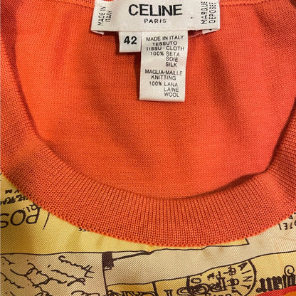 Celine Paris Silk & Wool Made in Italy Short Sleeve Top - photo 2 of 7