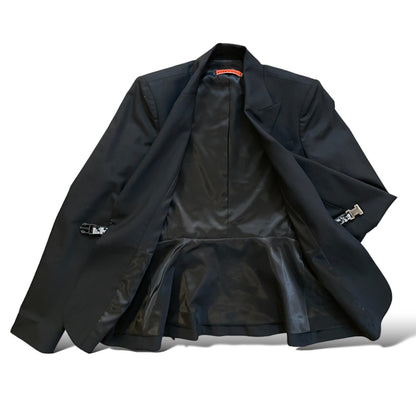 Alice + Olivia Wool Black Blazer - photo 5 of 9
