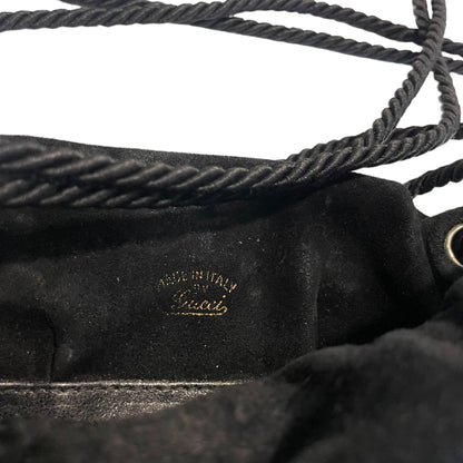 Gucci Vintage Suede & Lizard Crossbody Bag with GG Motif - photo 11 of 11