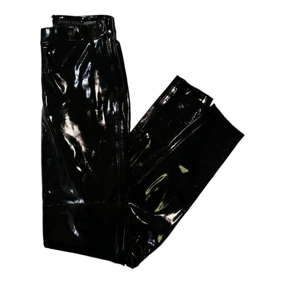 Alice + Olivia Classics Black Latex Pants - main product photo