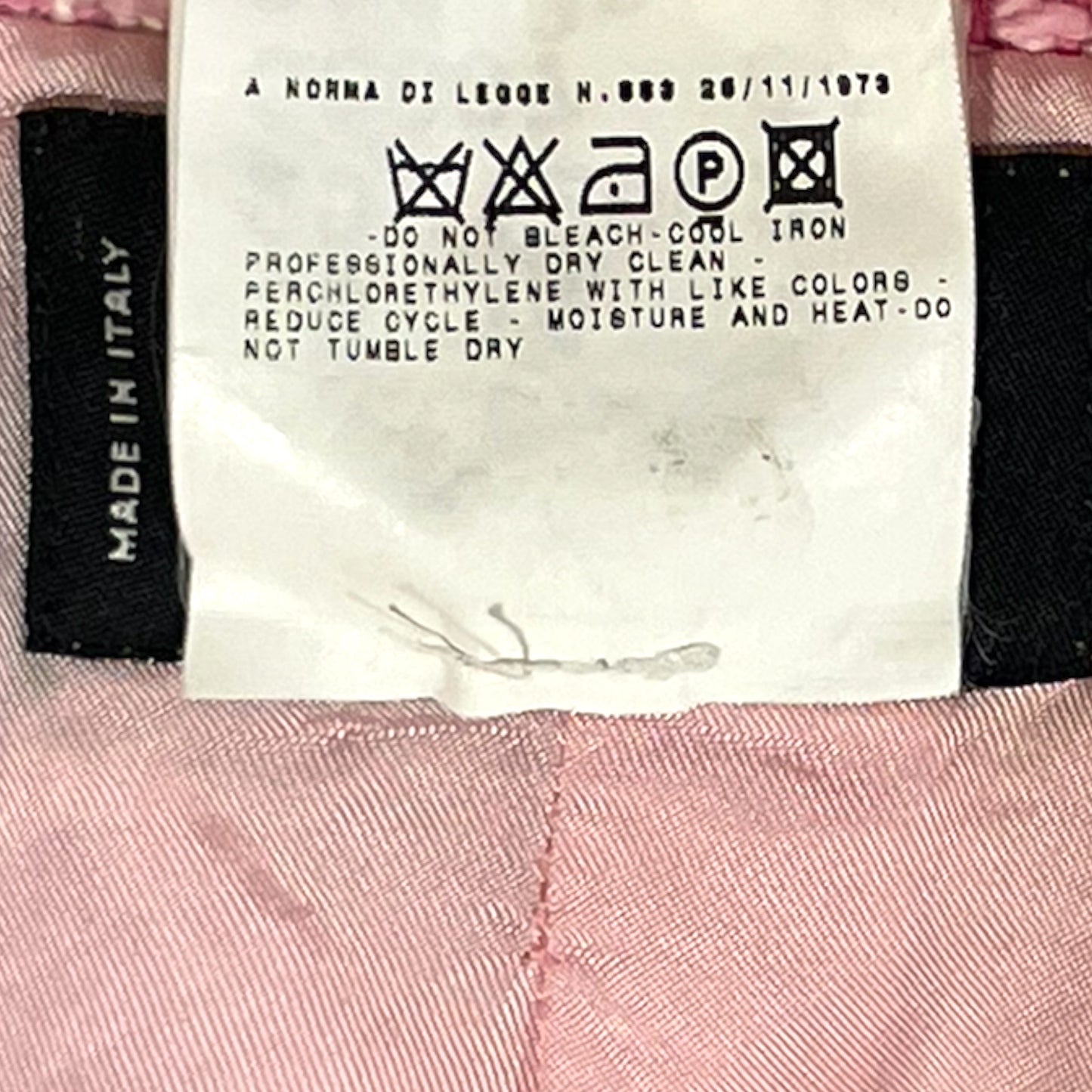 DOLCE & GABBANA Pink Tweed & Denim Fitted Jacket | Size: 38 |