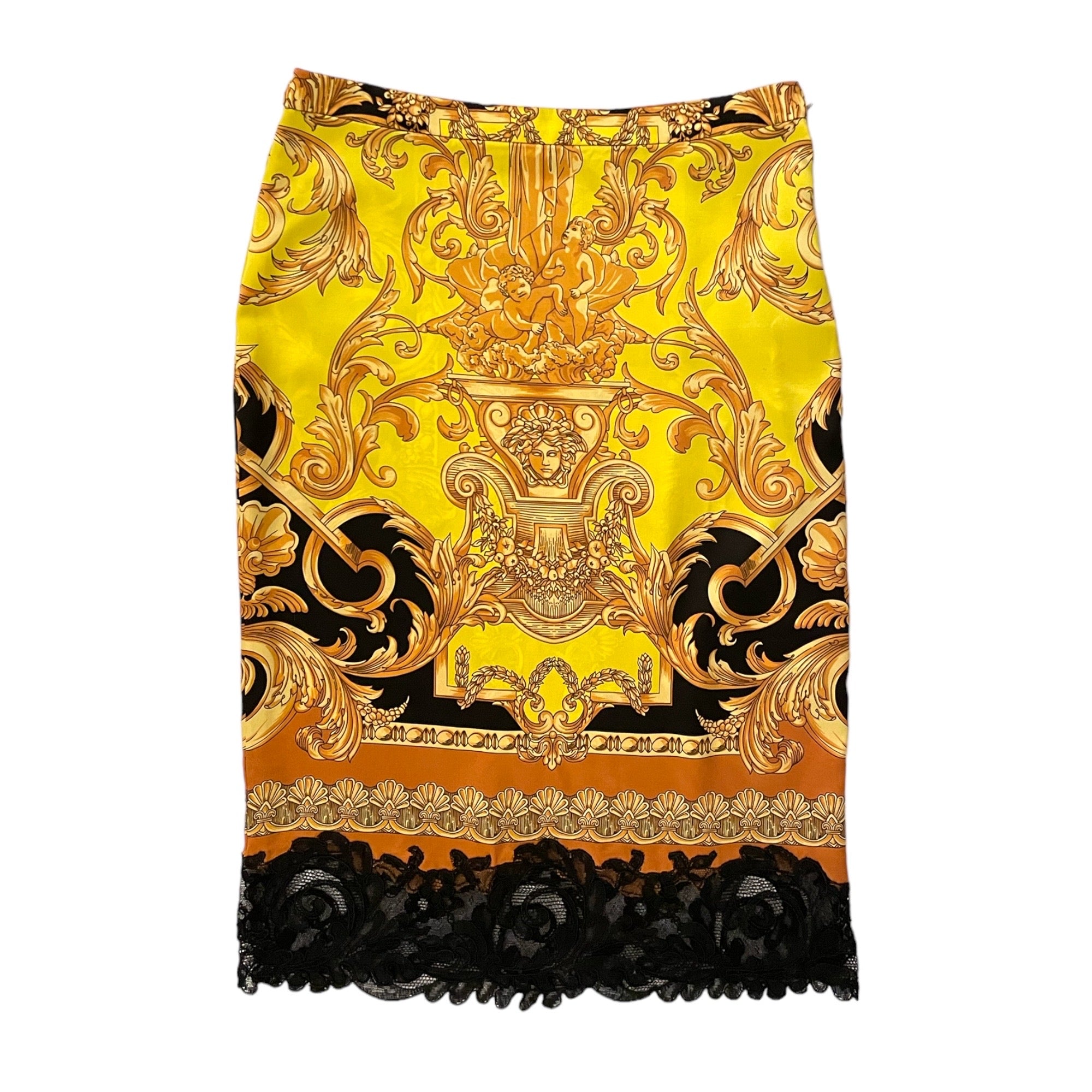 VERSACE Silk Knee-Length Skirt
| Size: XS | US2, IT38 |