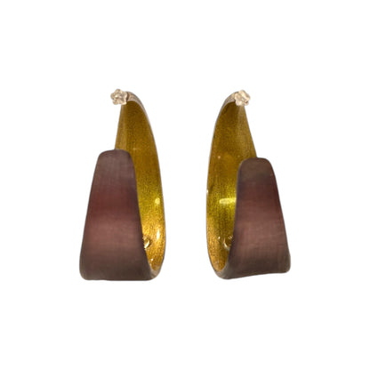 Alexis Bittar Hand Carved Lucite Hoop Earrings - photo 4 of 6