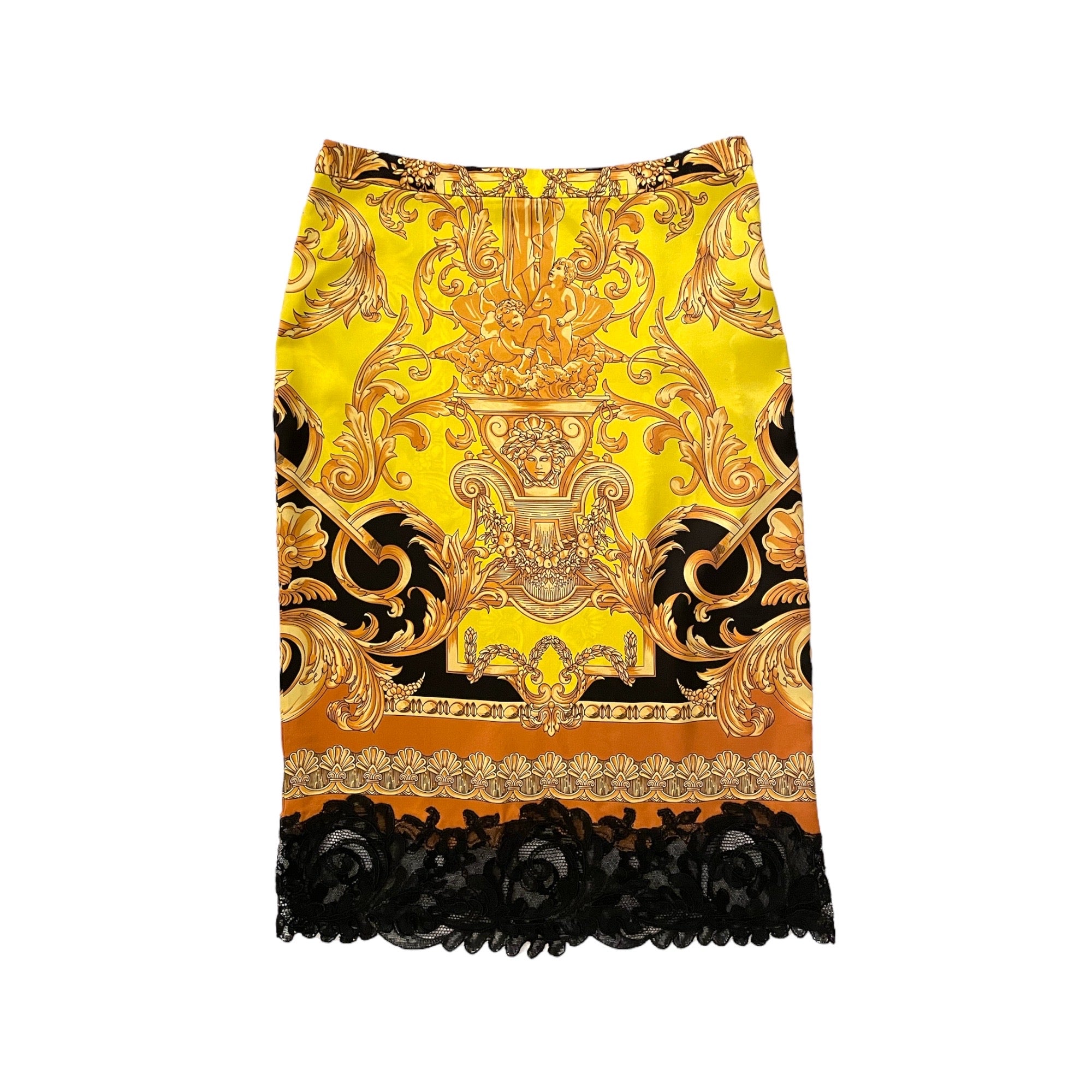 VERSACE Silk Knee-Length Skirt
| Size: XS | US2, IT38 |