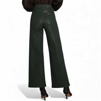 Favorite Daughter The Mischa Coated Super High Waist Wide Leg Jeans - photo 2 of 8