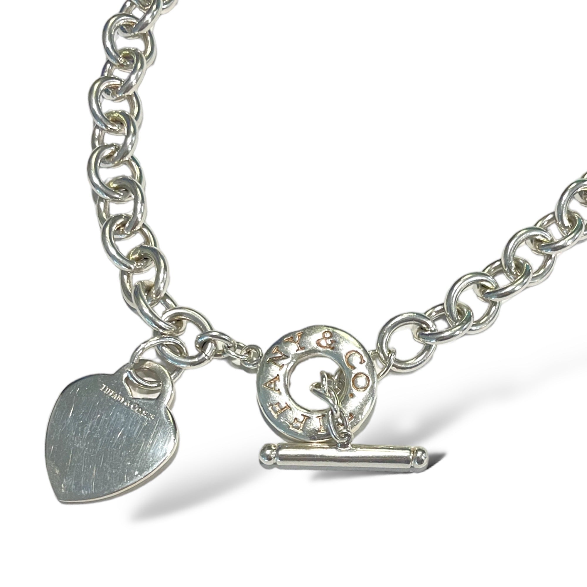 TIFFANY & CO. Heart Tag Toggle Necklace