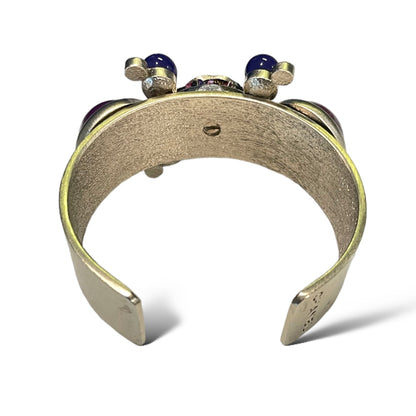 Chanel Vintage CC Logo Cluster Stone Cuff Circa 03’ - photo 4 of 8
