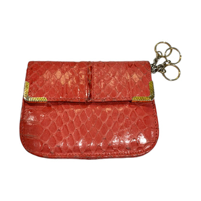 Judith Lieber Vintage Genuine Python Keychain/Coin Pouch - main product photo