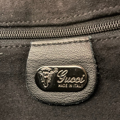 Gucci Black Leather & Python Trim Vintage Clutch - photo 2 of 14