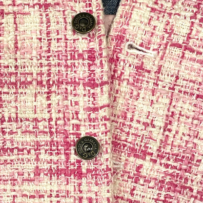 Dolce & Gabbana Pink Tweed & Denim Fitted Jacket - photo 13 of 14