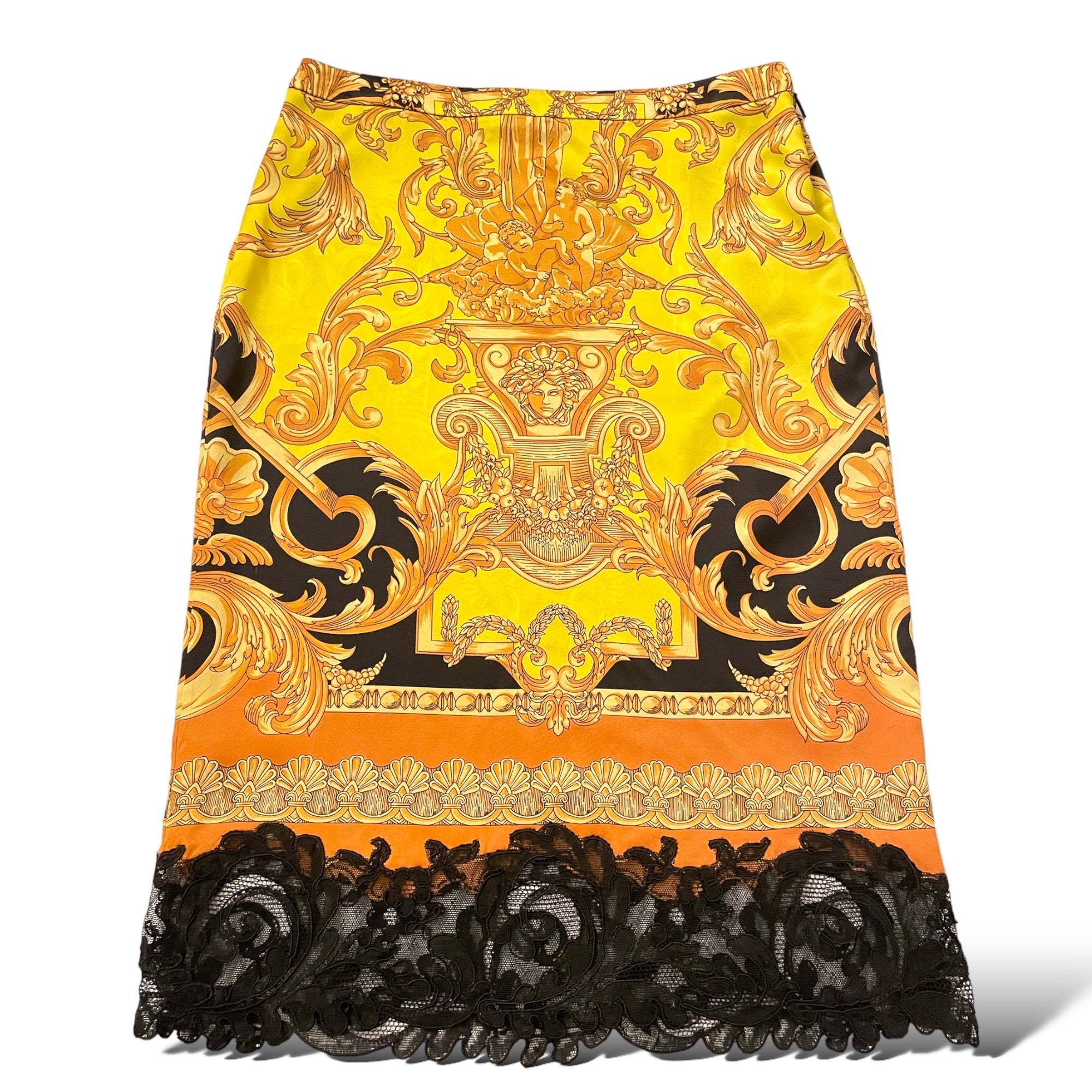 VERSACE Silk Knee-Length Skirt
| Size: XS | US2, IT38 |