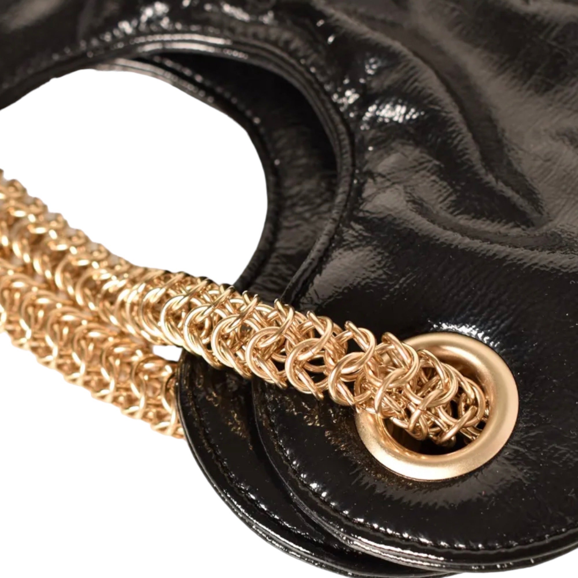 CHANEL Reissue Double Chain Handle Hobo with interlocking CC Logo