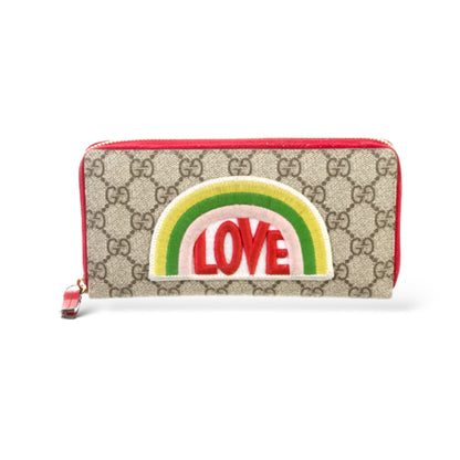 Gucci 2017 Rainbow Soft GG Supreme Long Zip Around Wallet - main product photo
