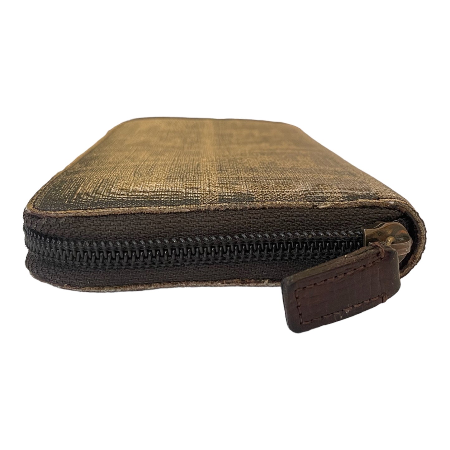 FENDI ZUCCA Print Long Zip Wallet
