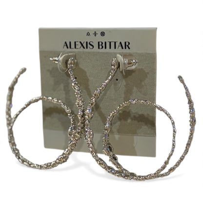 Alexis Bittar Crystal Punk Royale Orbiting Hoop Earrings - photo 10 of 13