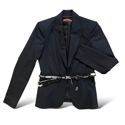 Alice + Olivia Wool Black Blazer - main product photo