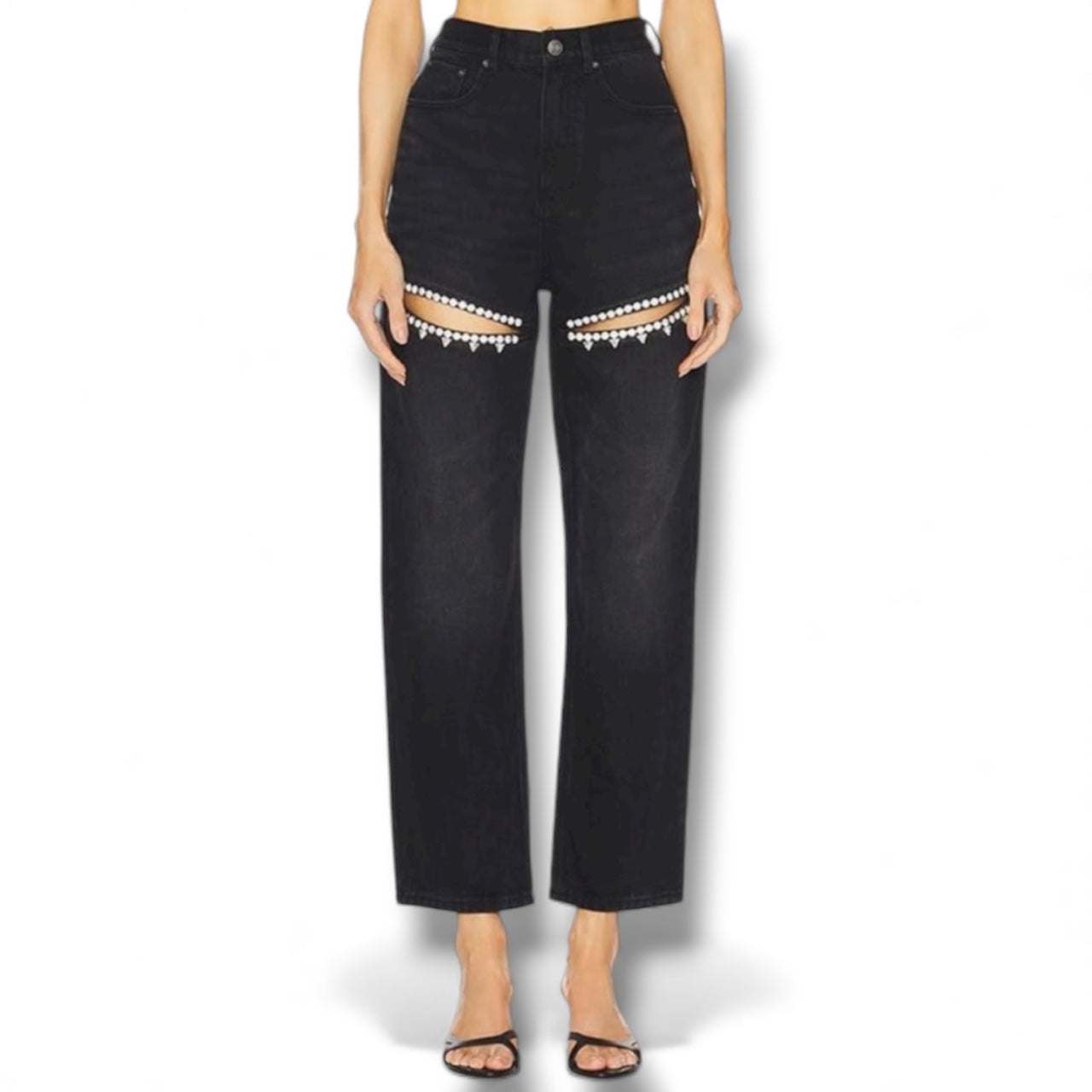 Torn by Ronny Kobo Mariah Cutout Jeans Size:27/4