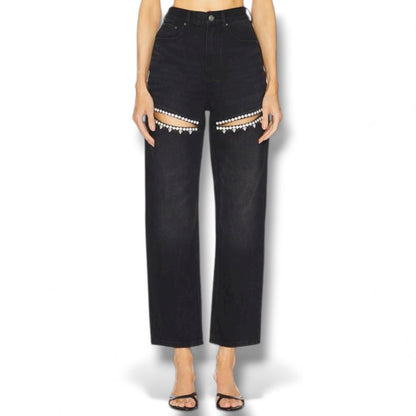 Torn by Ronny Kobo Mariah Cutout Jeans - main product photo